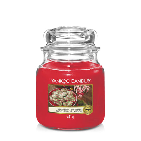 Peppermint Pinwheels Yankee Candle Medium Jar