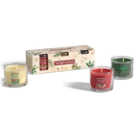 3 Yankee Candle Glass Minis Gift Set